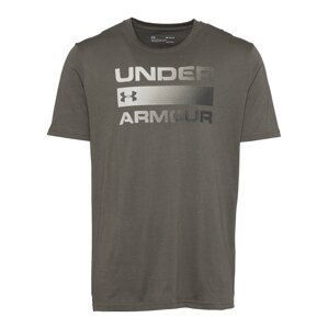 UNDER ARMOUR Funkční tričko 'Team Issue'  barvy bláta / černá / khaki