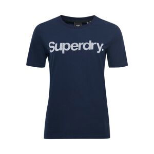 Superdry Tričko  tmavě modrá / bílá