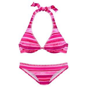 BUFFALO Bikiny  pink / bílá