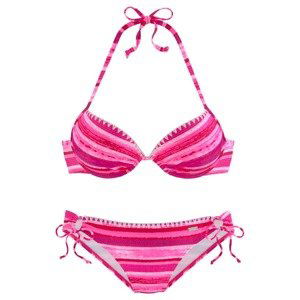 BUFFALO Bikiny  pink / bílá