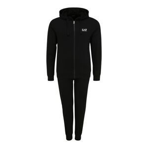 EA7 Emporio Armani Joggingová souprava 'TUTA'  černá / bílá