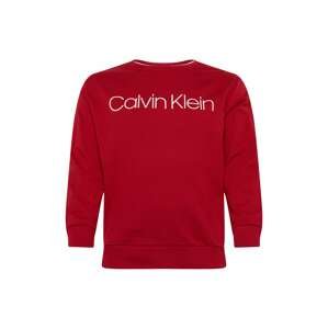 Calvin Klein Mikina  červená / bílá