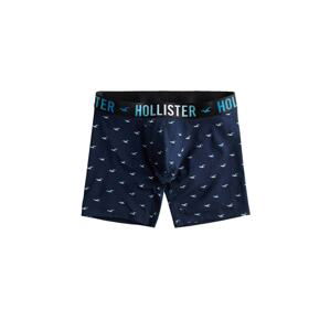 HOLLISTER Boxerky  námořnická modř / bílá / nebeská modř