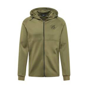 BURTON MENSWEAR LONDON Mikina s kapucí  khaki / černá