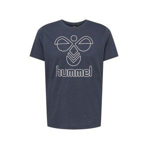 Hummel Funkční tričko 'Peter'  noční modrá / bílá