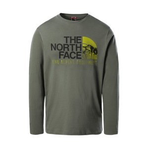 THE NORTH FACE Mikina  khaki / černá