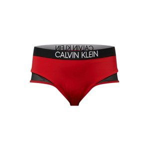 Calvin Klein Swimwear Plus Spodní díl plavek  červená / černá / bílá