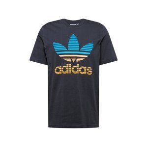 ADIDAS ORIGINALS Tričko  černá / žlutá / aqua modrá