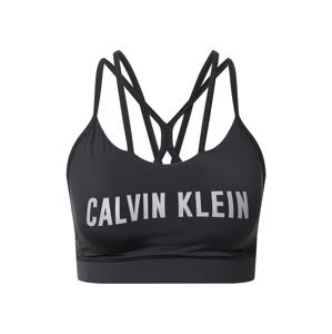 Calvin Klein Performance Sportovní podprsenka  černá / bílá