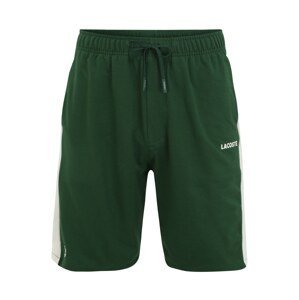 LACOSTE Kalhoty  bílá / zelená