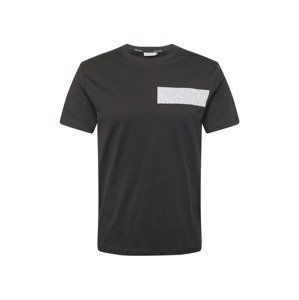 Calvin Klein Tričko  černá / světle šedá