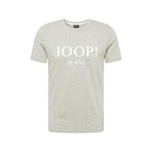 JOOP! Jeans Tričko 'Alex'  bílá / šedý melír