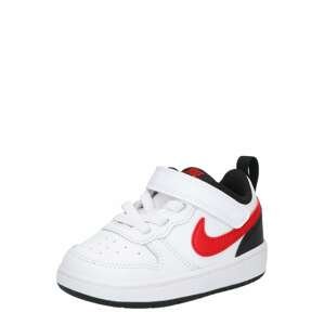 Nike Sportswear Tenisky 'Court Borough'  červená / černá / bílá