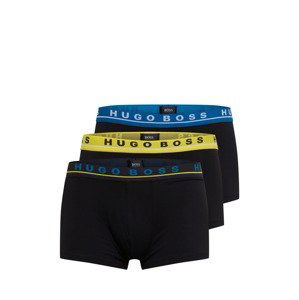 BOSS Casual Boxerky  černá / žlutá / bílá / nebeská modř