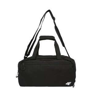 4F Sportovní taška  černá / bílá