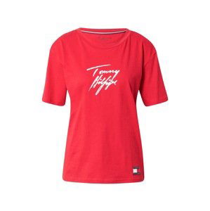 Tommy Hilfiger Underwear Tričko  červená / bílá