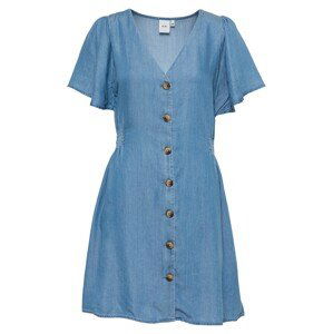 ICHI Košilové šaty  modrá