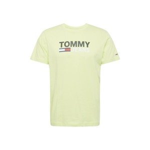 Tommy Jeans Tričko  bílá / černá / světle zelená / ohnivá červená / námořnická modř