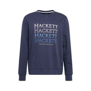 Hackett London Mikina  námořnická modř / bílá / modrá