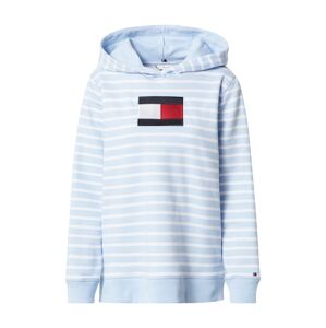 TOMMY HILFIGER Mikina  světlemodrá / bílá / noční modrá / červená