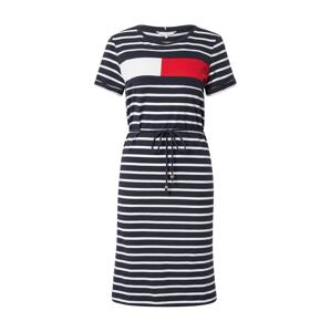 TOMMY HILFIGER Šaty 'ABO'  tmavě modrá / bílá / červená