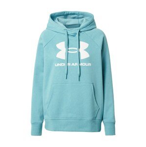 UNDER ARMOUR Sportovní mikina  bílá / světlemodrá