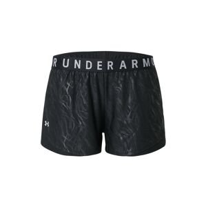 UNDER ARMOUR Sportovní kalhoty 'Play Up'  černá / bílá