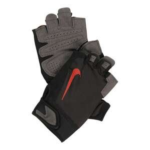 NIKE Accessoires Sportovní rukavice 'Ultimate'  černá / šedá / červená