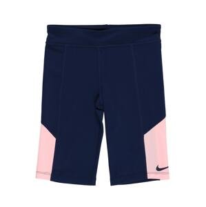 NIKE Sportovní kalhoty 'Trophy'  námořnická modř / světle růžová