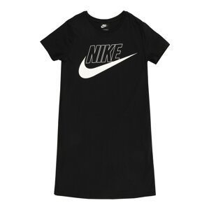 Nike Sportswear Šaty 'FUTURA'  černá / bílá