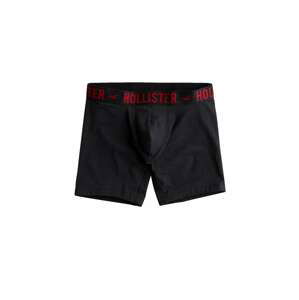 HOLLISTER Boxerky  černá / červená