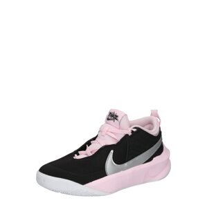NIKE Sportovní boty 'Team Hustle D 10'  černá / světle růžová / šedá / bílá