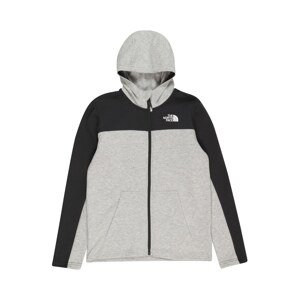 THE NORTH FACE Sportovní mikina 'SLACKER'  šedý melír / černá