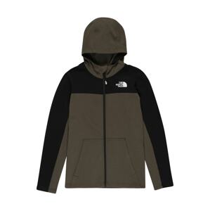 THE NORTH FACE Sportovní mikina 'SLACKER'  khaki / černá