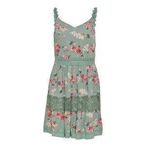 ONLY Letní šaty 'Karmen Anne'  krémová / písková / smaragdová / pastelově zelená / červená