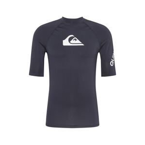 QUIKSILVER Funkční tričko 'ALL TIME'  černá / bílá