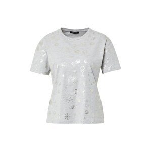 Trendyol T-Shirt  šedý melír / stříbrná