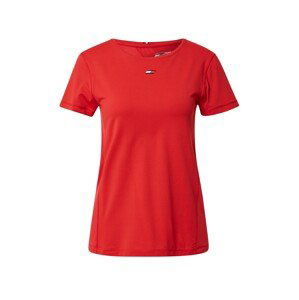 Tommy Sport Funkční tričko  ohnivá červená / námořnická modř / bílá