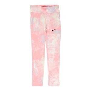 NIKE Sportovní kalhoty  růžová / pastelově žlutá / opálová / černá