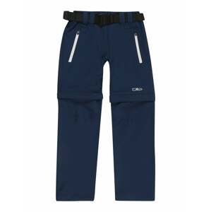 CMP Outdoorové kalhoty  tmavě modrá / bílá