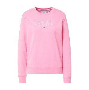 Tommy Jeans Mikina  pink / bílá / červená / noční modrá