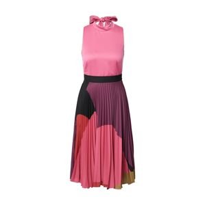 Closet London Kleid  fuchsiová / pink / pitaya / černá / hořčicová