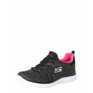 SKECHERS Tenisky 'SUMMITS QUICK GETAWAY'  pink / černý melír