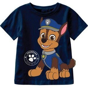 NAME IT Tričko 'Pawpatrol Brais'  safírová / hnědá / modrá / bílá