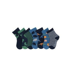 STERNTALER Ponožky 'Wildnis'  námořnická modř / nebeská modř / zelená / mix barev