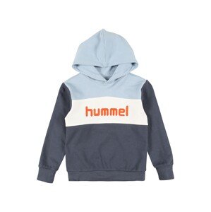 Hummel Mikina 'MORTEN'  bílá / oranžová / opálová / tmavě modrá