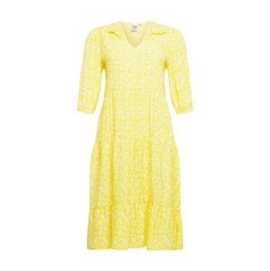Rock Your Curves by Angelina K. Letní šaty  žlutá / bílá