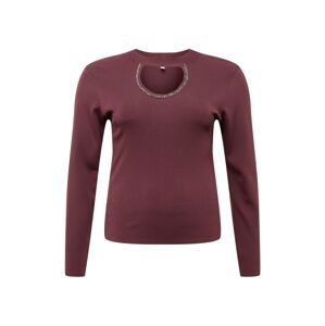 River Island Plus Pullover  červená třešeň