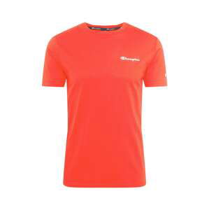 Champion Authentic Athletic Apparel Tričko  oranžově červená / bílá