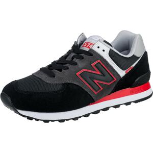 new balance Tenisky  černá / stříbrně šedá / světle šedá / ohnivá červená